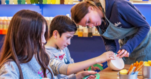 Un atelier en famille à la Papoterie