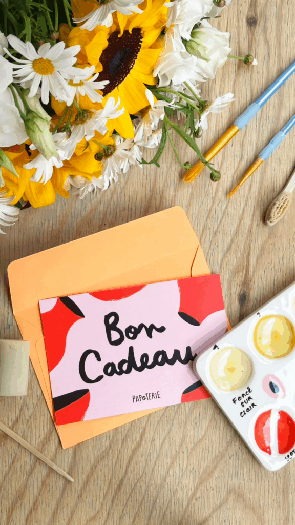 Offrez un bon cadeau Papoterie